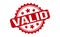 Valid Rubber Stamp. Red Valid Rubber Grunge Stamp Seal Vector Illustration - Vector