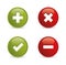 Validation icons. Vector illustration.