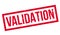 Validation rubber stamp