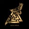 Valknut is an ancient Scandinavian ritual pagan symbol