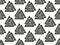 Valknut seamless pattern. Nordic symbol, an interweaving of three worlds. Sign of god Odin. Norse culture. Viking symbol for