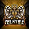 Valkyrie esport mascot logo design