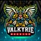 Valkyrie mascot. esport logo design