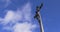 Vall de nuria blue sky orthodox cross 4k spain