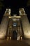 Valladolid cathedral at night