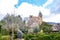 Valldemossa, Mallorca - Jan 19, 2019: Bust of famous Polish composer Frederic Chopin in the courtyard park of the Carthusian