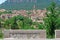 Valldemossa, perched, Mallorca, Majorca, Balearic Islands, Spain, citadel, old town, skyline, architecture, stone, nature, green