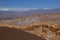 Valle de la Luna - Valley of the Moon and snow-covered volcanoes, Atacama Desert, Chile