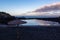 Valle Gran Rey - Scenic sea view on beach Playa Charco del Conde at early morning after sunrise in Valle Gran Rey, La Gomera