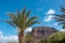 Valle Gran Rey - Scenic view on the massive sharp cliffs and mountains in Valle Gran Rey, La Gomera