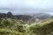 Vallehermoso, La Gomera. Volcanic mountains on a Canarian island