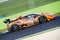 Vallelunga, Italy, november 14-18th, Lamborghini World Final 2018. Fast car in action during the race blurred motion background