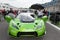 Vallelunga, Rome, Italy. September 10th 2016. Grid girl and Lamb