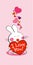 Vallentine bunny.