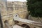 Valletta city fortifications. Valletta Fortress Wall. Valletta, Malta