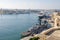 Valletta Grand Harbour with boats