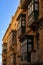 Valletta Houses With Traditional Maltese Balconies