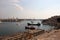 Valletta, Malta, August 2015. Magnificent sea view of the islandâ€™s main harbor with cargo ships.