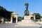 Valletta, Malta, August 2019. Monument to the liberation of the island from British oppression.