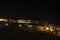 Valletta, Malta, August 2019. Night view of the fortress walls of the island`s capital.