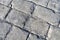 Valletta, Malta, August 2019. Stones of an old pavement as a magnificent textural background.