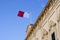 VALLETTA, MALTA - DEC 31st, 2019: Roof of the Auberge de Castille now office of the Prime Minister of Malta topped