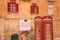 Valletta, Malta - Red vintage british telephone box