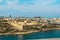 VALLETTA, MALTA SEPTEMBAR 26, 2017 - Fort Manoel as seen from Hastings Gardens