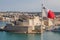 Valletta and Maltese flag