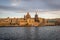 Valletta and Marsamxett Harbor panoramic view, Malta