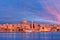 Valletta Skyline from Sliema at sunset, Malta