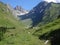 A valley in the Alps, close to the Pierra Menta