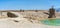 Valley of Arava desert after rain, Israel