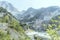 Valley and bridge at Miseglia, Carrara, Italy