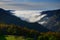 A valley with clouds coming in near Rabacal, Madeira, Portugal