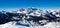 The valley of Cortina from the peak of Faloria