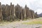 Valley of the death. Valle De Las Animas in La Paz, Bolivia. Rock formations