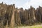 Valley of the death. Valle De Las Animas in La Paz, Bolivia. Rock formations