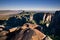 Valley of Desolation in Camdeboo National Park near Graaff-Reinet landscape with rocks sunset