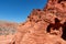 Valley of Fire - Exterior view of windstone arch and fire cave in Valley of Fire State Park, Mojave desert, Nevada, USA