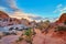 Valley of the Fire national park in Nevada, USA