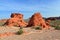 Valley of Fire State Park with the Beehives Rocks in Southwest Desert Landscape, Nevada, USA