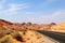 Valley of Fire State Park features spectacular red-sandstone spires, arches and other rock formations. Valley of Fire State Park,