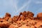 Valley of Fire State Park features spectacular red-sandstone spires, arches and other rock formations. Valley of Fire State Park,