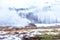 Valley of Geysers Haukadalur in the south of Iceland