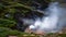 Valley of Geysers. Tourist season in Kamchatka Peninsula. Kronotsky Nature Reserve