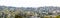 Valley homes panoramic view in Belmont, California