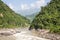 Valley between Kathmandu and Pokhara, Nepal