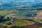 Valley landscape along Via Francigena, Tuscany