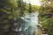 Valley landscape. Flowing river. The Tatras.